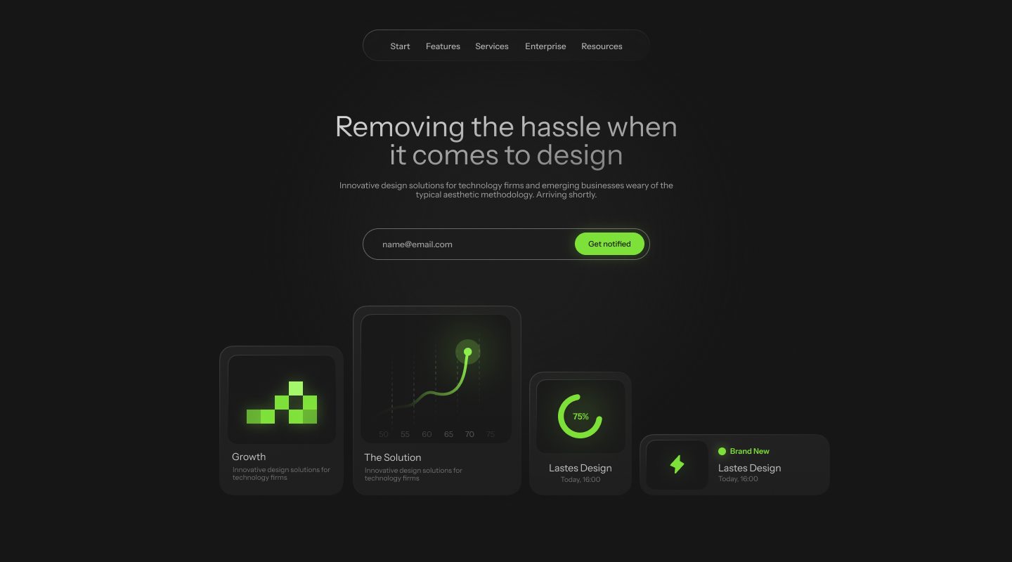 Landing page za marketinšku kampanju